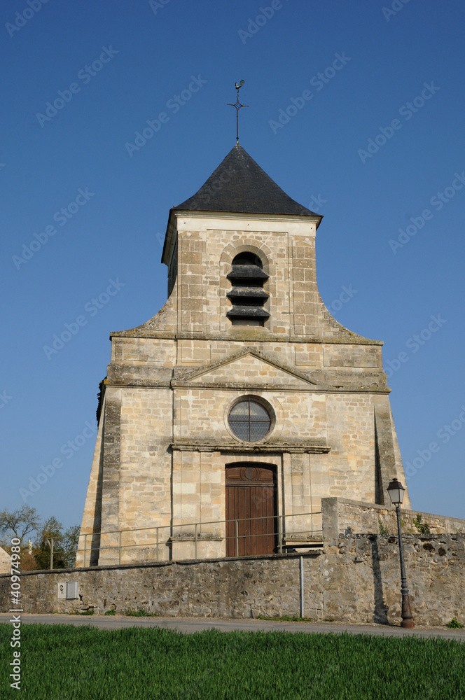 France, the classical church of Sagy in V al d Oise