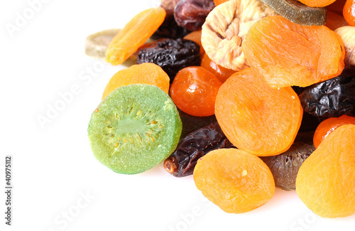 Fototapeta Naklejka Na Ścianę i Meble -  Dried fruits isolated on white