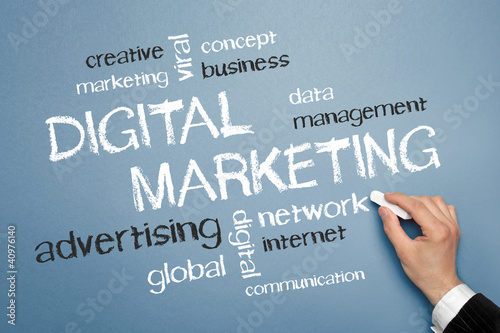 Digital Marketing Tag Cloud photo