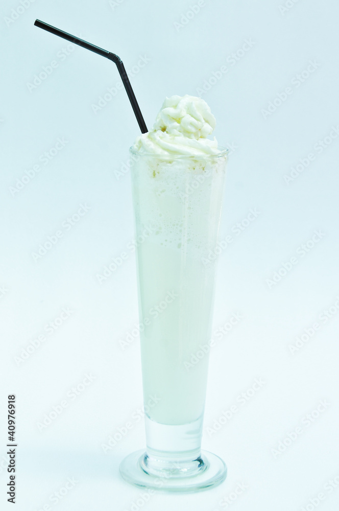 Milk shakes isolated on white Milk shakes isolated on white