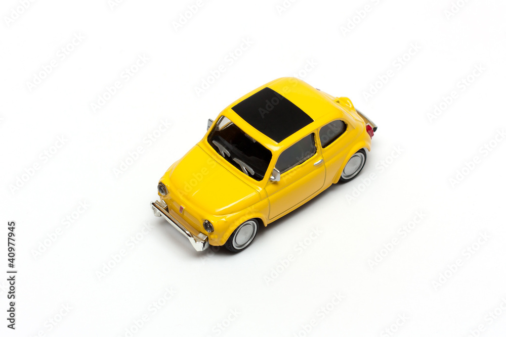 Yellow car model