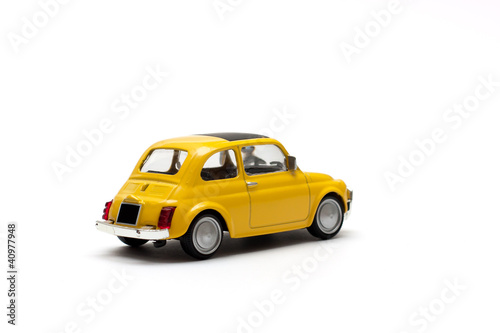 Yellow italian car.