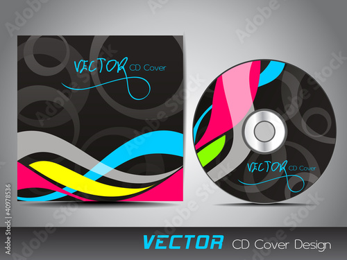 Black abstract CD cover.