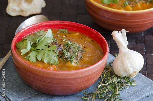 Chunky vegetable soup