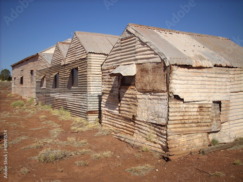 Fotografie metal sheet houses