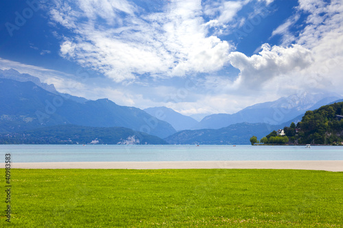 Obraz na płótnie Annecy lake w salonie