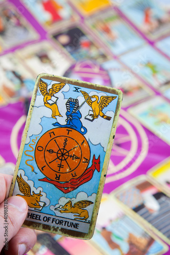 Wheel of Fortune, Tarot card, Major Arcana