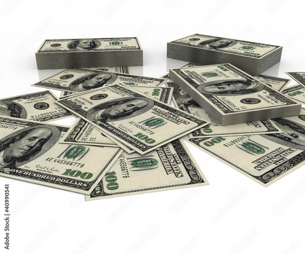 3d rendered illustration of symbol of American currency