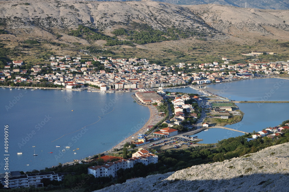 Pag auf der Insel Pag, Kroatien