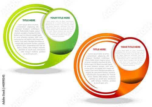 Two vector abstract background