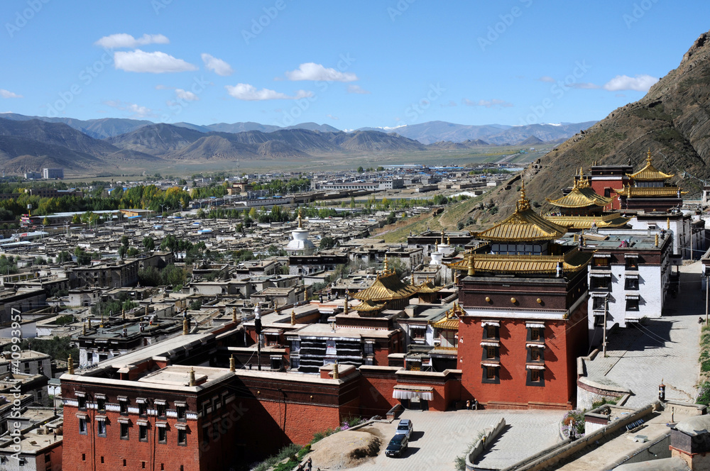Historic lamasery in Shigatse,Tibet