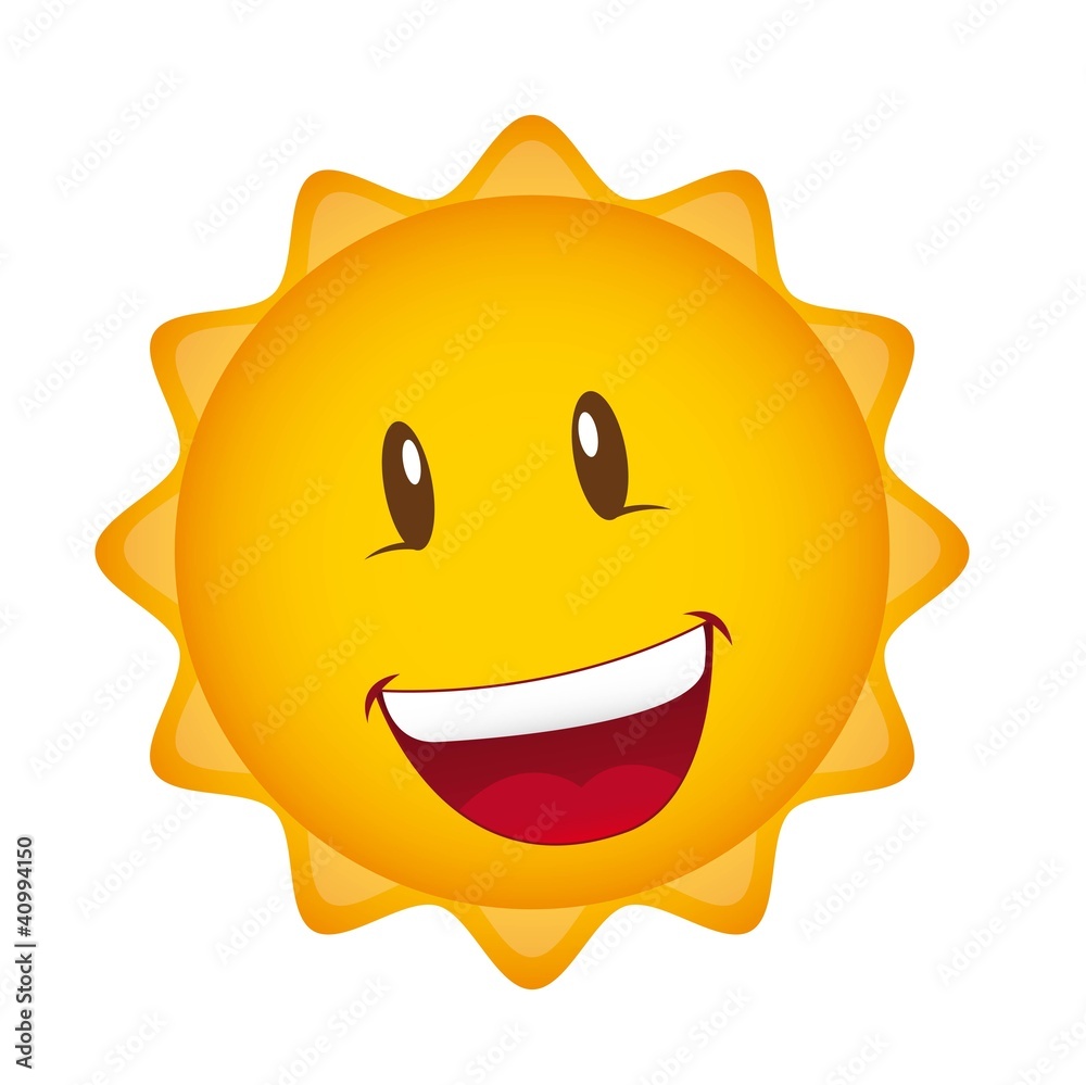 cartoon sun