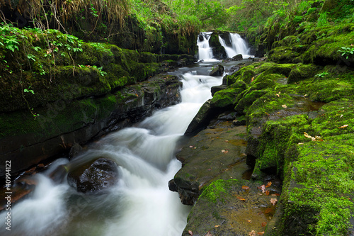 Beautiful waterfall of Clare Glens  Ireland