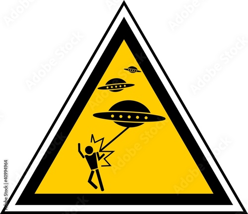 UFO attack sign