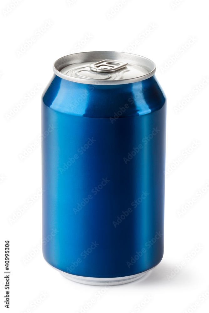 Aluminum can with the ring pull Aluminum can with the ring pull