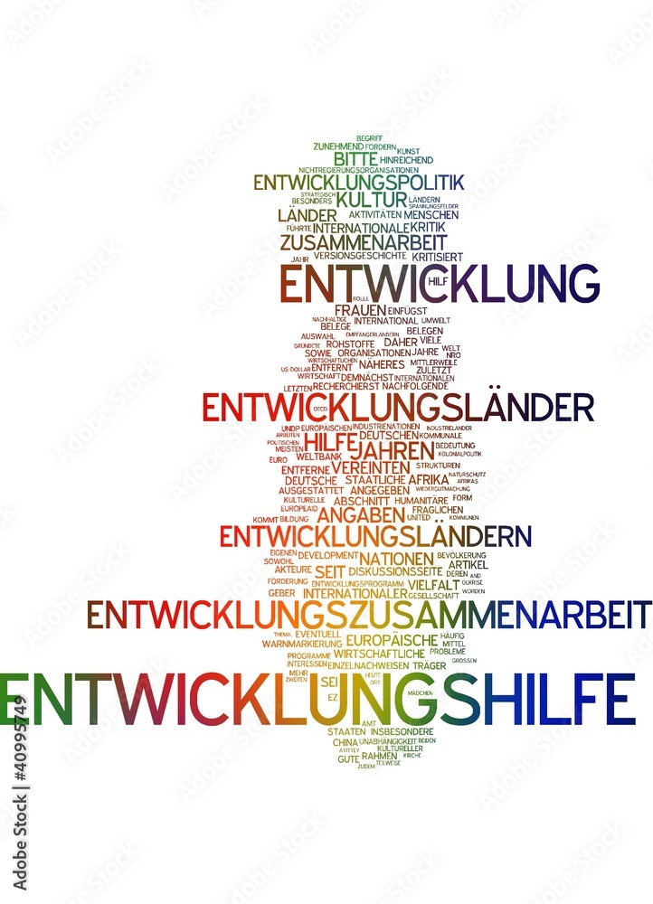 Obraz premium Entwicklungshilfe
