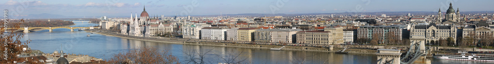Obraz premium panorama view of the Budapest
