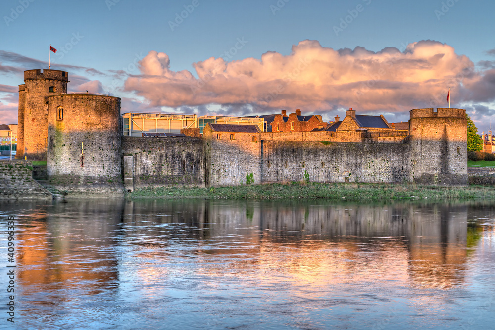 King John Castle in Limerick, Ireland