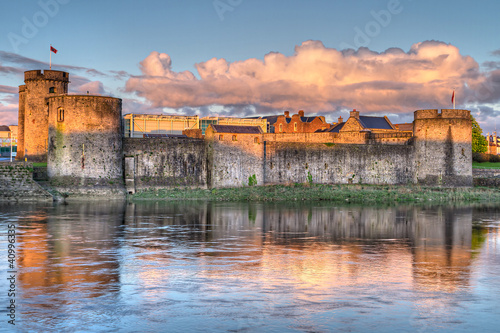 King John Castle in Limerick  Ireland
