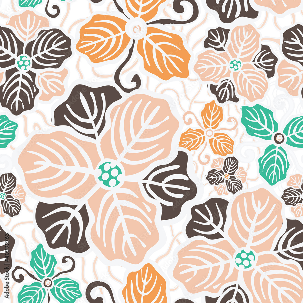 Beautiful flower seamless pattern Beautiful flower seamless pattern