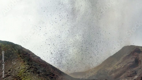 Etna eruption photo