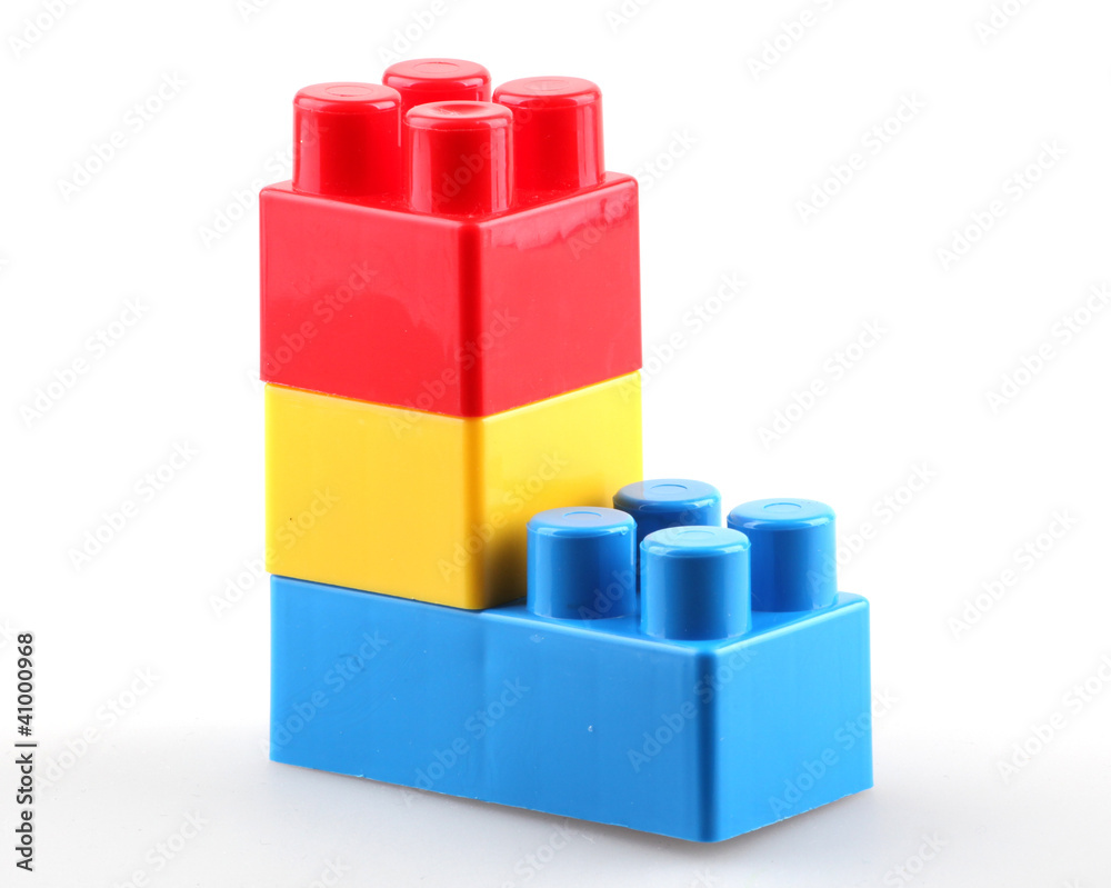 Plastic building blocks Plastic building blocks
