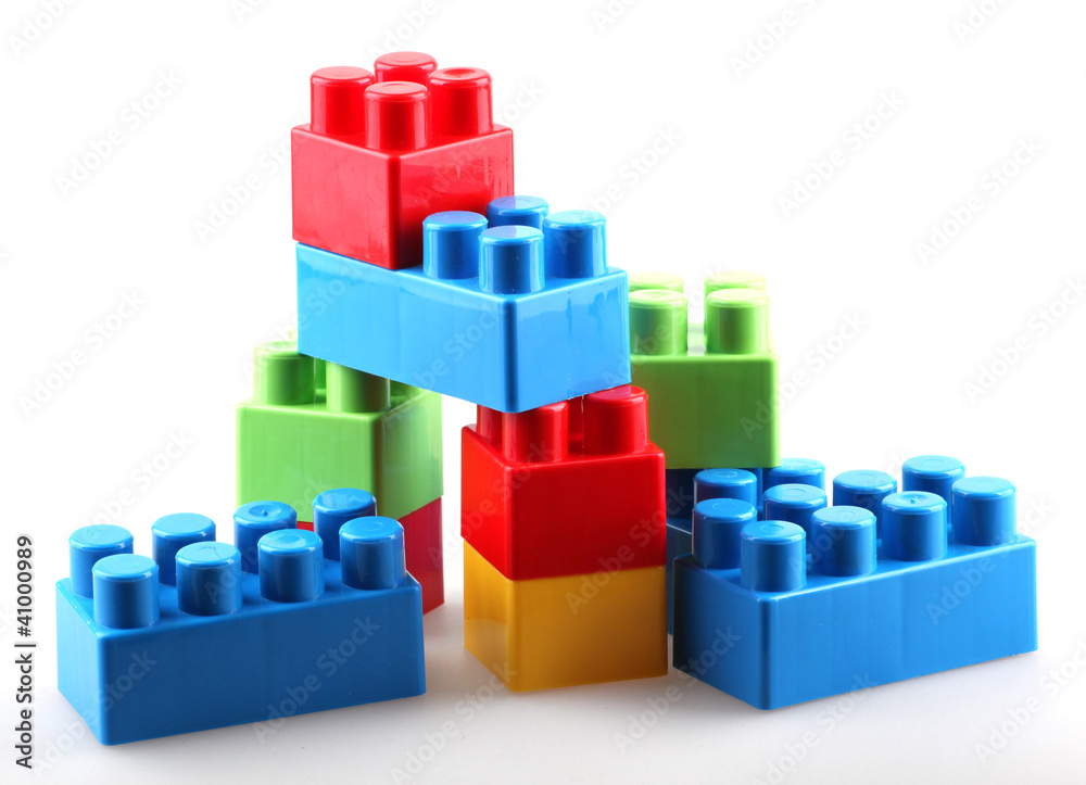 Plastic building blocks Plastic building blocks