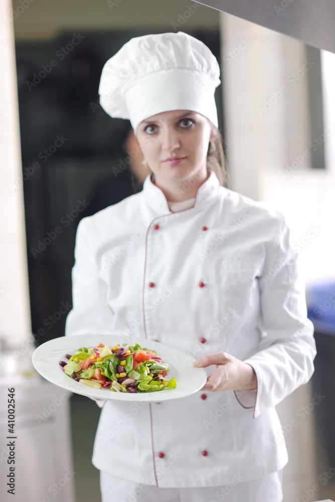 chef preparing meal