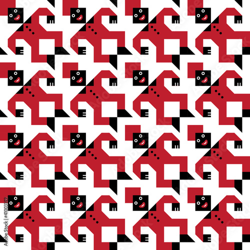 Tesselating Figure Pattern
