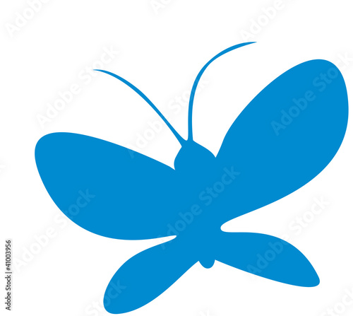 papillon bleu