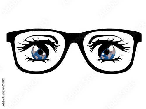 Lunettes manga terre