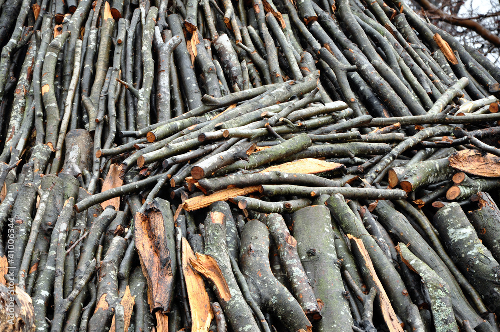 Charcoal pile Charcoal pile