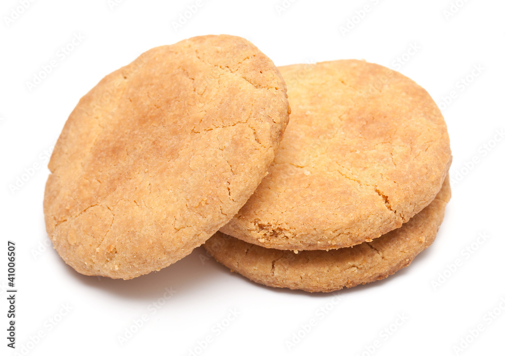 shortbread cookies isolated on white shortbread cookies isolated on white