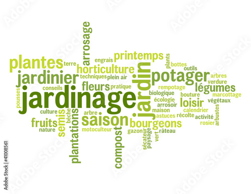 Nuage de Tags "JARDINAGE" (jardin potager plantes fleurs loisir)