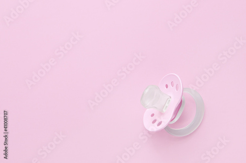 Fotótapéta Baby soother in pink