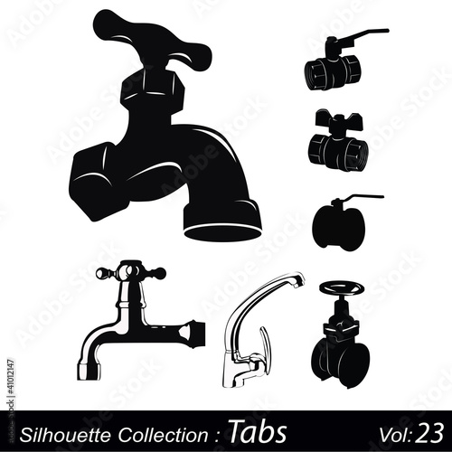 Taps silhouettes