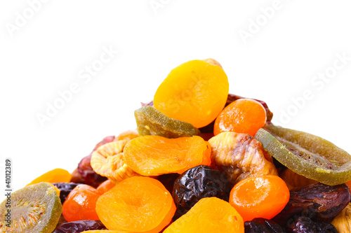 Fototapeta Naklejka Na Ścianę i Meble -  Dried fruits isolated on white