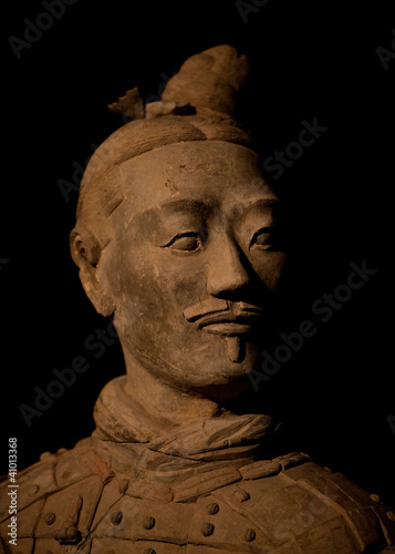 Terracotta warrior bust