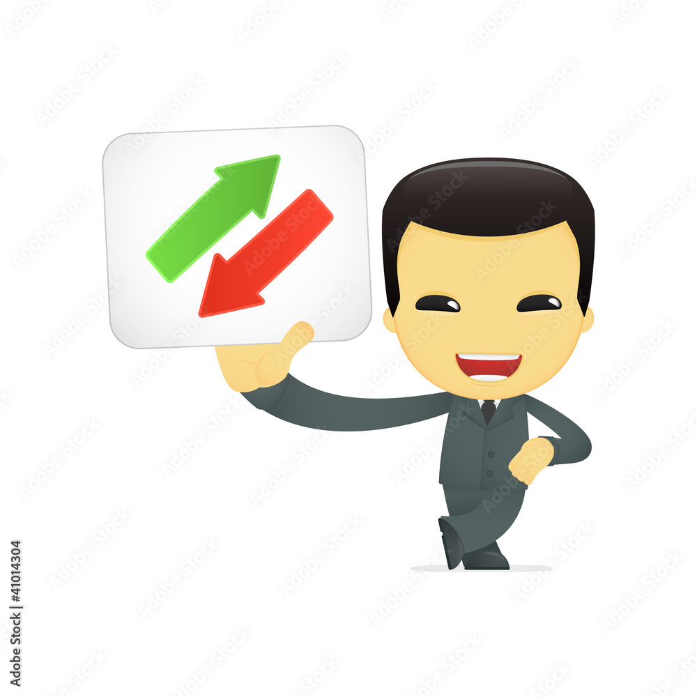 funny cartoon asian businessman funny cartoon asian businessman