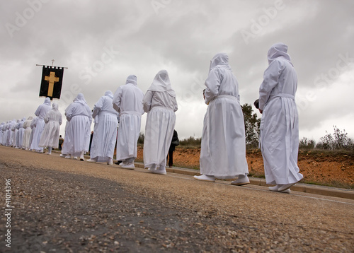 Bilde på lerret Easter traditional procession