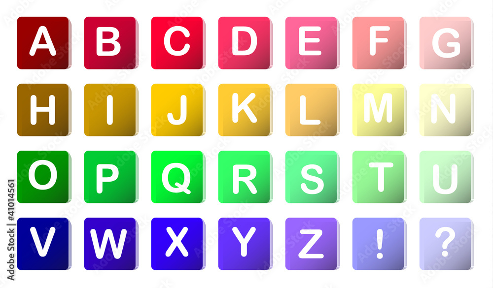 shining rounded alphabet blocks in 3d and color shining rounded alphabet blocks in 3d and color