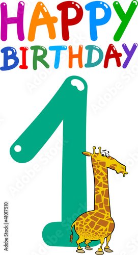 first birthday anniversary design
