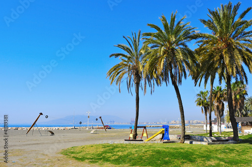 El Palo Beach in Malaga, Spain © nito