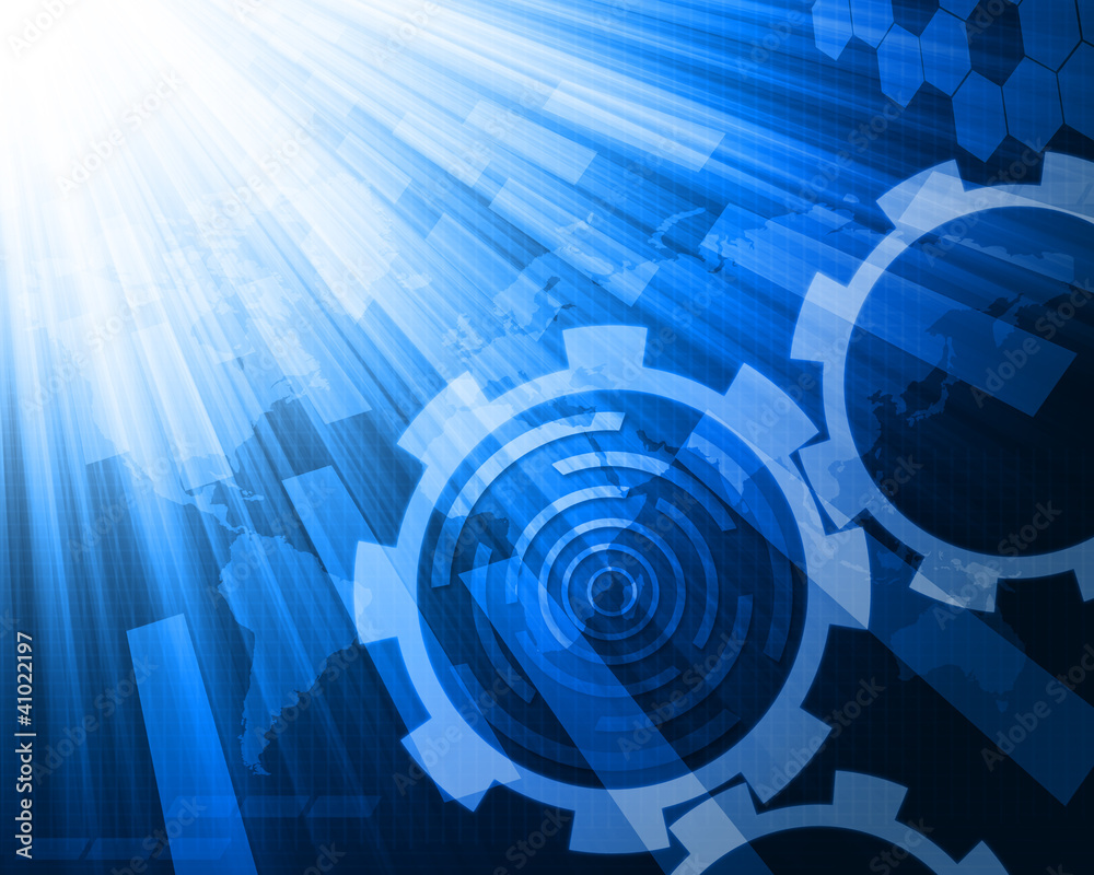 Obraz premium Abstract technology background.