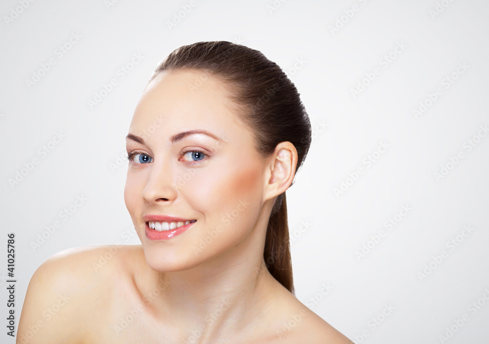 Studio portrait of young beautiful woman Studio portrait of young beautiful woman