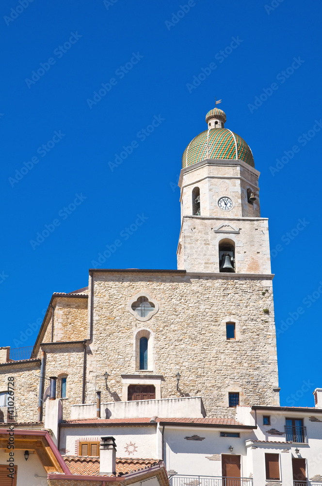 Mother Church. Pietramontecorvino. Puglia. Italy.