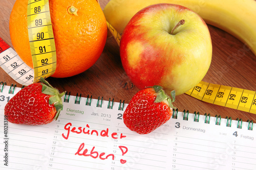 Cuadro en lienzo Gute Vorsätze im neuen Jahr