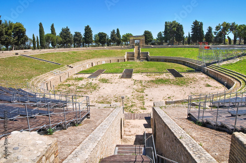 Amphitheatre of Lucera. Puglia. Italy. photo