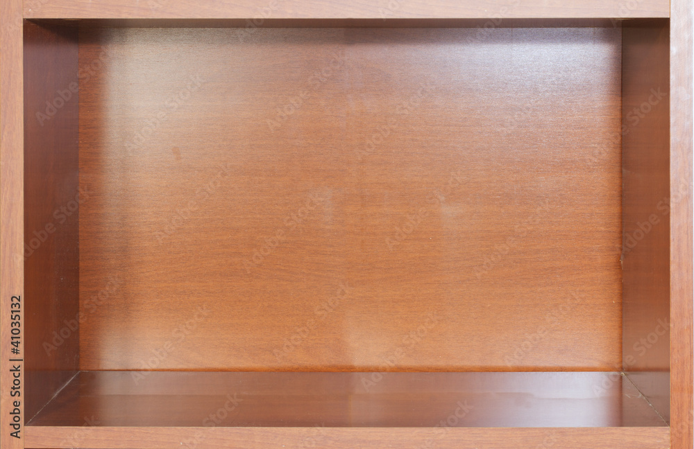 Empty bookshelf Empty bookshelf
