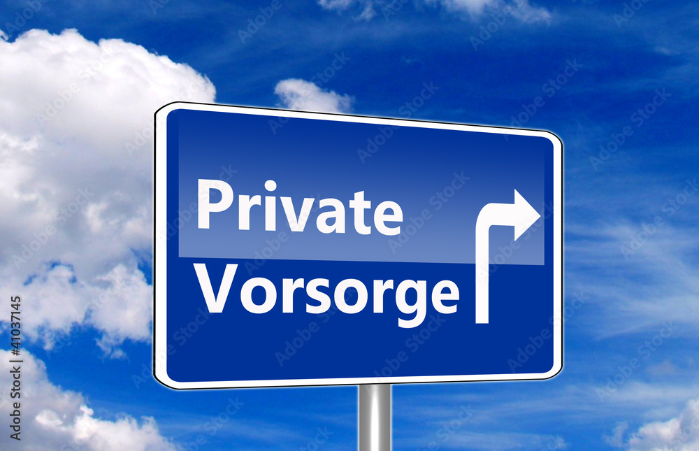Obraz premium Private Vorsorge